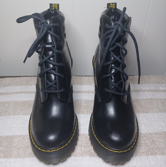 Dr. Martens Women's Persephone High-Heel Platform Boots Black Size 6 - Picture 1 of 16
